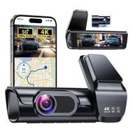 Detailed information about the product 4k Dash Cam Front and Rear, 3.59 Inch IPS Screen, Built in 5G WiFi Dash Camera for Cars with App