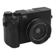 Detailed information about the product 4K Digital Camera, 75MP UHD Camera, 4K Video Recording, 18X Digital Zoom, Instant WiFi Transfer, Continuous Filming, Timed Photo, Black