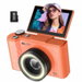 4K Flip Screen Digital Camera, 64MP Vlogging Camera for YouTube with 32GB Card, 16X Zoom Autofocus Digital Cameras for Teens Beginner (Orange). Available at Crazy Sales for $59.95