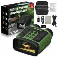 Detailed information about the product 4K Night Vision Binoculars IR 8X Digital Zoom Rechargeable 3inch HD Screen 40MP Photos 4K Video Infrared Full Dark View Scope Color Green