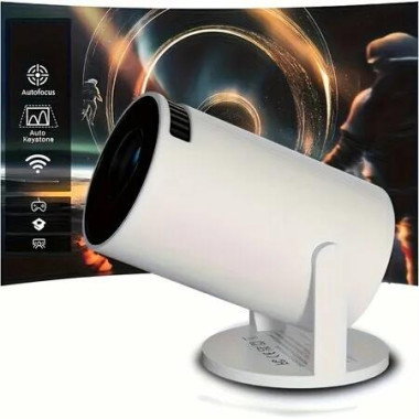4K Portable Projector 1080P 1280x720P 180 Adjustable,Suitable For Mobile Phone/computer/TV Stick/tablet Computer,For Home Theater/office