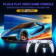 Detailed information about the product 4K Retro Game Console with 10000 Games: 2.4G Wireless Controller, 64GB Storage, and HD Graphics for Linux Android System