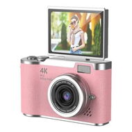 Detailed information about the product 4K Ultra HD Digital Camera with Flip Screen 48MP CCD Compact Camera USB Rechargeable 32G Card Pink