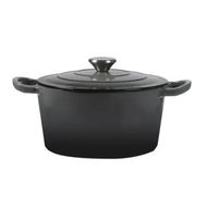 Detailed information about the product 4L Enamel Dutch Oven Pot in Black Colour