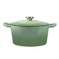 Detailed information about the product 4L Enamel Dutch Oven Pot in Green Colour