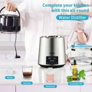 Detailed information about the product 4L Water Distiller 1.5L/H Distilled Water Maker Timing Dual-Temp Silver