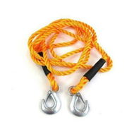 Detailed information about the product 4M 3 Tons Car Tow Cable Towing Strap Rope With Hooks