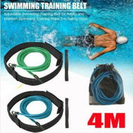 Detailed information about the product 4m Adjustable Swim Training Resistance Elastic Belt Swimming Pool Exerciser Safety Rope Latex Tubes Swimming Training Rope Color Random