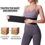 Detailed information about the product 4M Waist Trainer Wrap For Women Black