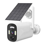 Detailed information about the product 4MP Solar Security Cameras Outdoor, Wire Free 2.4G WiFi, PIR Motion Detection, 2 Way Audio, Cloud or SD, Color Night Vision and Spotlights