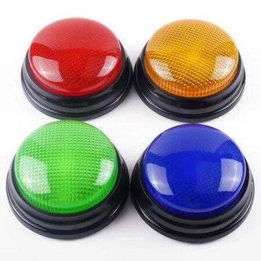 4p Game Buzzers Sound Pack Buzzer Button Lights Game Show Buzzers Family Quiz Game Buttons Perfect Game Night Trivia Club Classroom