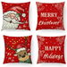 4pcs Christmas Decorative Throw Pillow Cover 45*45cm Merry Christmas Pillowcase Cushion Case Home Decoration. Available at Crazy Sales for $14.99