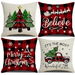 4pcs Christmas Decorative Throw Pillow Cover 45*45cm Merry Christmas Pillowcase Cushion Case Home Decoration. Available at Crazy Sales for $14.99