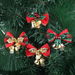 4pcs Christmas Tree Ribbon Pendant Funny Accessories Christmas Pendants Hanging. Available at Crazy Sales for $9.11