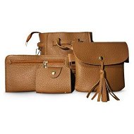 Detailed information about the product 4pcs Elegant Tassel Women Shoulder Crossbody Composite Bag Card Holder Wristlet