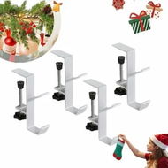 Detailed information about the product 4Pcs Garland Hangers and Fireplace Stocking Holdersï¼ŒMantel Hanger for Garland Hooks for Fireplace Xmas Holiday Home Party Decoration, White