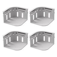 Detailed information about the product 4pcs Locking Bed Sheet Fixing Clip Bed Cover Fastener Quilt Sheet Straps Holder Clips Invisible Non-slip Fixing Device Bedsheet Grippers Color Grey