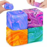 Detailed information about the product 4Pcs Needoh-Nice Cube,Ice Cube Stress Relief Fidget Toys,Squeeze Doh Cube Squishy Fidget Toys,Sensory Stress Balls for Autism Anxiety Relief