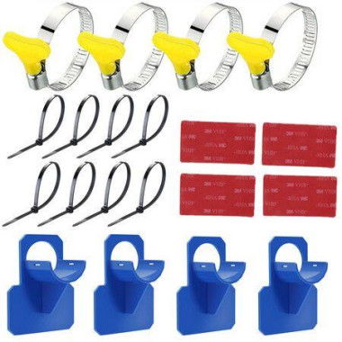 4 PCS Pool Pipe Holders Intex Pool Accessories Prevent Pipe Sagging Improve Pool Hose Lifespan (Blue)