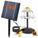 4W Solar Bird Bath Fountain 3-Tier Water Pump Set with Top Solar Powered Waterfall Feature for Birdbath Garden Backyard Pond Pool Outdoor Decoration. Available at Crazy Sales for $34.99