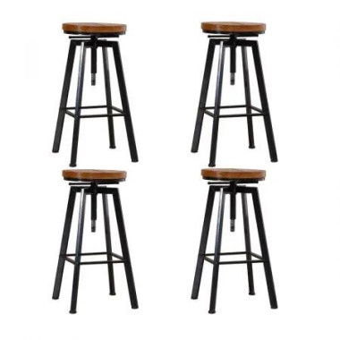 4x Bar Stools Industrial Kitchen