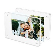 Detailed information about the product 4x6 Acrylic Picture Frames, 2 Pack Clear Photo Frame, Transparent Free Standing Desktop Display Stand Rounded Corner 2 pcs