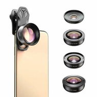 Detailed information about the product 5-in-1 HD Mobile Phone Camera Lens Set - 10x Macro Lens 2X Telephoto Lens 110° Wide Angle 170° Super Wide Angle 195° Fisheye For Smartphones.