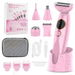 5 in 1 Bikini Trimmer for Women,IPX7 Waterproof Cordless Replaceable,Electric Razors Nose Hair Trimmer Body Shaver for Arms Legs Pink. Available at Crazy Sales for $34.95