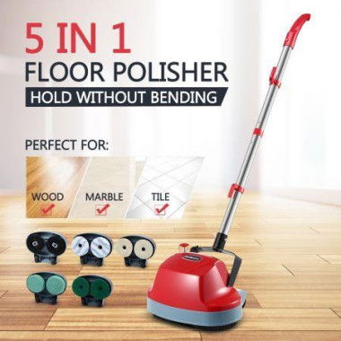 5 In 1 Floor Polisher Timber Tile Cleaning Wax Scrubber Buffer Cleaner