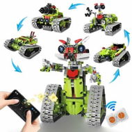 Detailed information about the product 5 in 1 STEM Robot Building Kit APP Remote Control Robotics Building Toys 705 Pcs DIY Building Robot Tank with Light Toy Gifts for Boys Girls Ages 6+