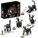 5-in-1 Tuxedo Cat Building Blocks Set,775Pcs Black Cat Model Kit,Creative Animal Decor Gift for Kids Ages 8+. Available at Crazy Sales for $44.99