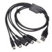 5 in 1 USB Charger Cable for Nin-tendo DS Lite/Wii U/New 3DS 3DS 2DS DSi (XL/LL), Multi Functional USB Charging Cord. Available at Crazy Sales for $9.95
