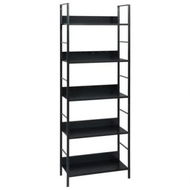 Detailed information about the product 5-Layer Book Shelf Black 60x27.6x158.5 cm Engineered Wood