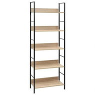 Detailed information about the product 5-Layer Book Shelf Oak 60x27.6x158.5 cm Engineered Wood