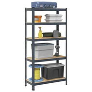 Detailed information about the product 5-Layer Storage Shelf Anthracite Steel&Engineered Wood