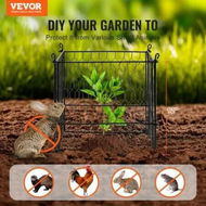 Detailed information about the product 5 Pack Plant Protector from Animals 340 mm x 340 mm Metal Plant Cage