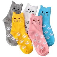 Detailed information about the product 5 Pairs Women Cat Socks,Funny Animal Socks,Funny Casual Birthday Socks,Christmas Gifts for Cat Lovers
