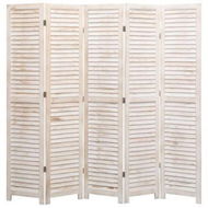 Detailed information about the product 5-Panel Room Divider 175x165 Cm Wood