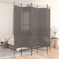 Detailed information about the product 5-Panel Room Divider Anthracite 200x200 Cm Fabric