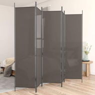 Detailed information about the product 5-Panel Room Divider Anthracite 250x200 Cm Fabric