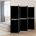 5-Panel Room Divider Black 250x180 cm Fabric. Available at Crazy Sales for $69.95