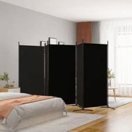 Detailed information about the product 5-Panel Room Divider Black 433x180 cm Fabric