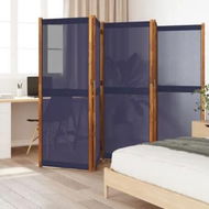 Detailed information about the product 5-Panel Room Divider Dark Blue 350x180 cm