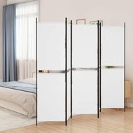 Detailed information about the product 5-Panel Room Divider White 250x200 Cm Fabric