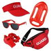5 Pcs Guard Costume Set Include Guard Hat Sunglasses Fanny Pack Whistle with Lanyard for Men Women Party Dress Up, Style 1. Available at Crazy Sales for $19.95