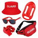 5 Pcs Guard Costume Set Include Guard Hat Sunglasses Fanny Pack Whistle with Lanyard for Men Women Party Dress Up, Style 2. Available at Crazy Sales for $24.95