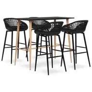 Detailed information about the product 5 Piece Bar Set Black