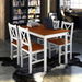 5 Piece Dining Set Brown And White. Available at Crazy Sales for $399.95