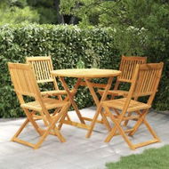 Detailed information about the product 5 Piece Folding Garden Dining Set Solid Acacia Wood