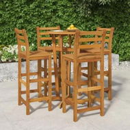 Detailed information about the product 5 Piece Garden Bar Set Solid Wood Acacia